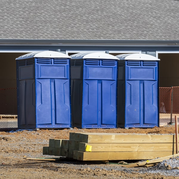 what is the maximum capacity for a single portable toilet in Eaton CO